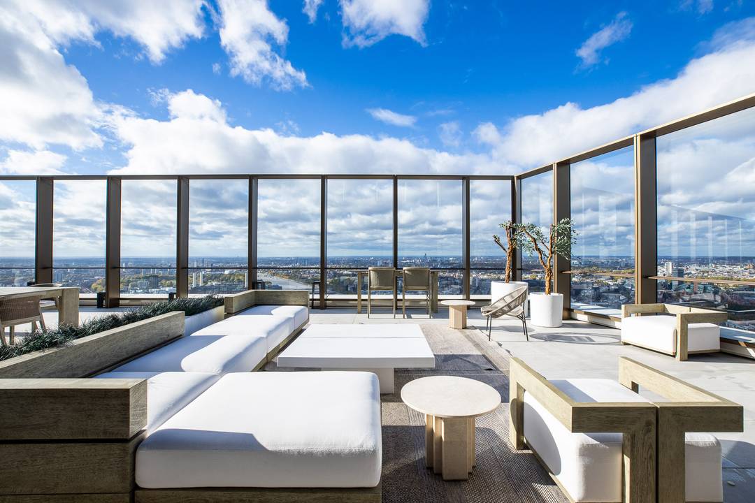 This four-storey Penthouse perched on the 49th Floor is the Crown Jewel or Nine Elms, London