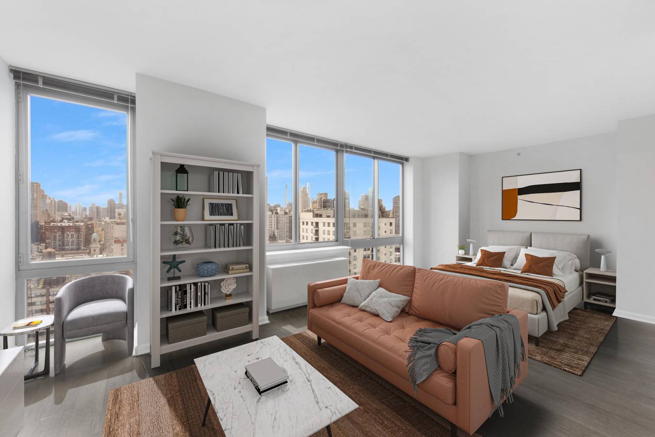 Bright Sun Filled 1 Bedroom Apartment in Upper East Side Doorman Building, W/D in Unit
