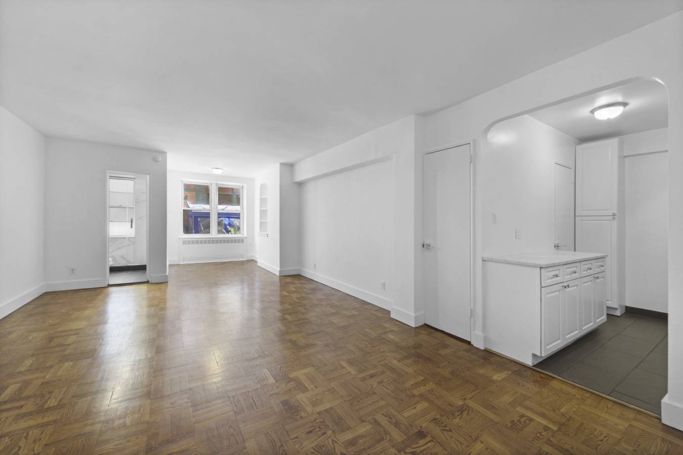 No Fee, Spacious Alcove Studio in Post War W Greenwich Village Building