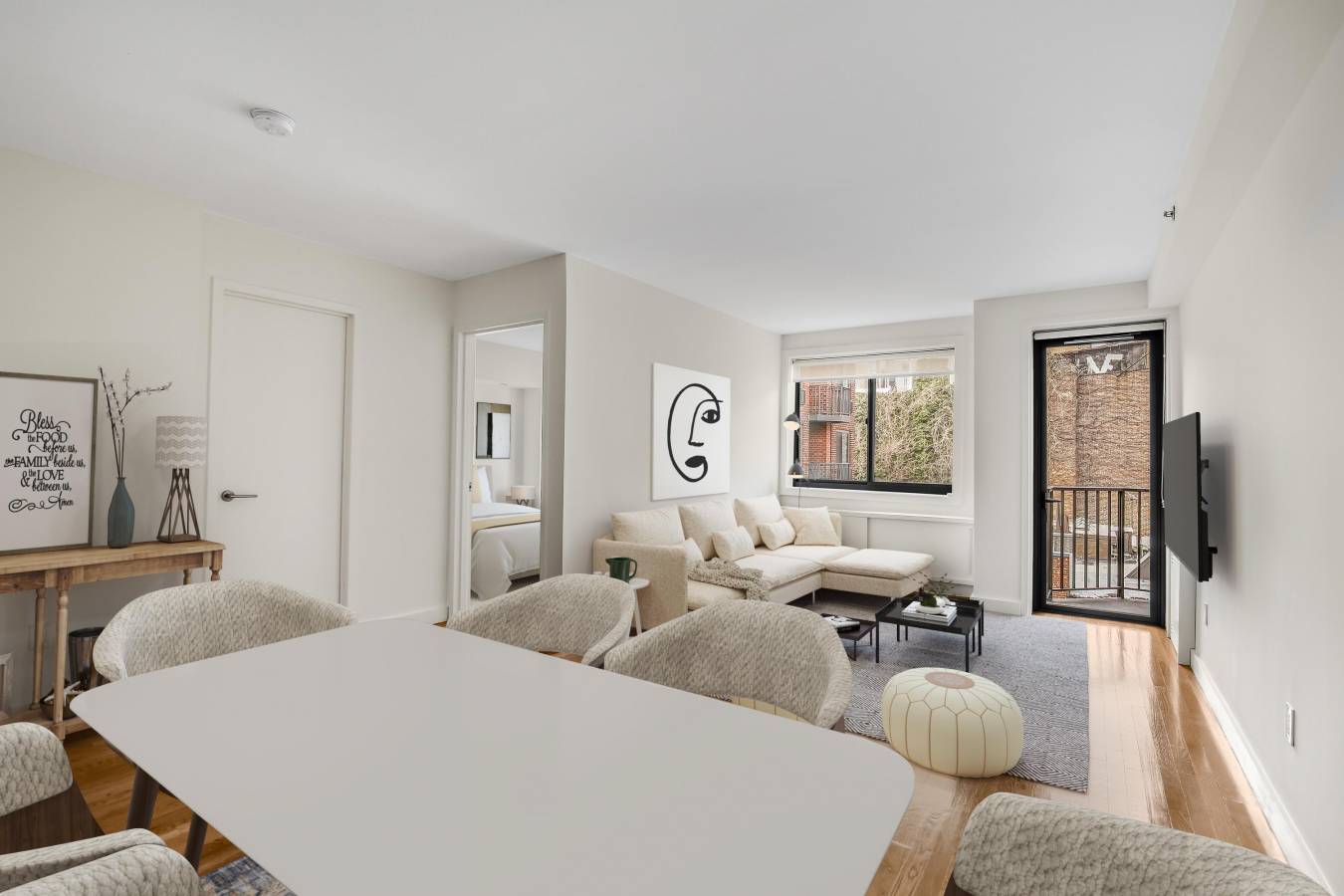 No Fee, Prime Chelsea 1 Bed / 1 Bath with Private Outdoor Space in Doorman Building, W/D in unit