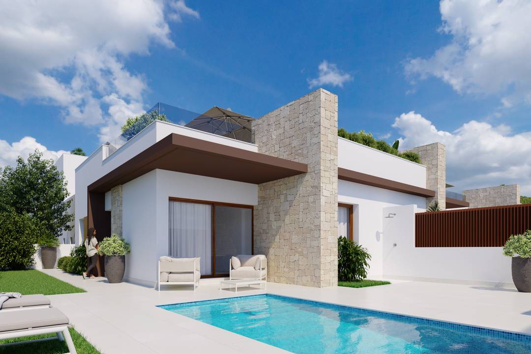 New Build 2/3/4 bed villas with private pool in Vistabella Golf Resort, Orihuela