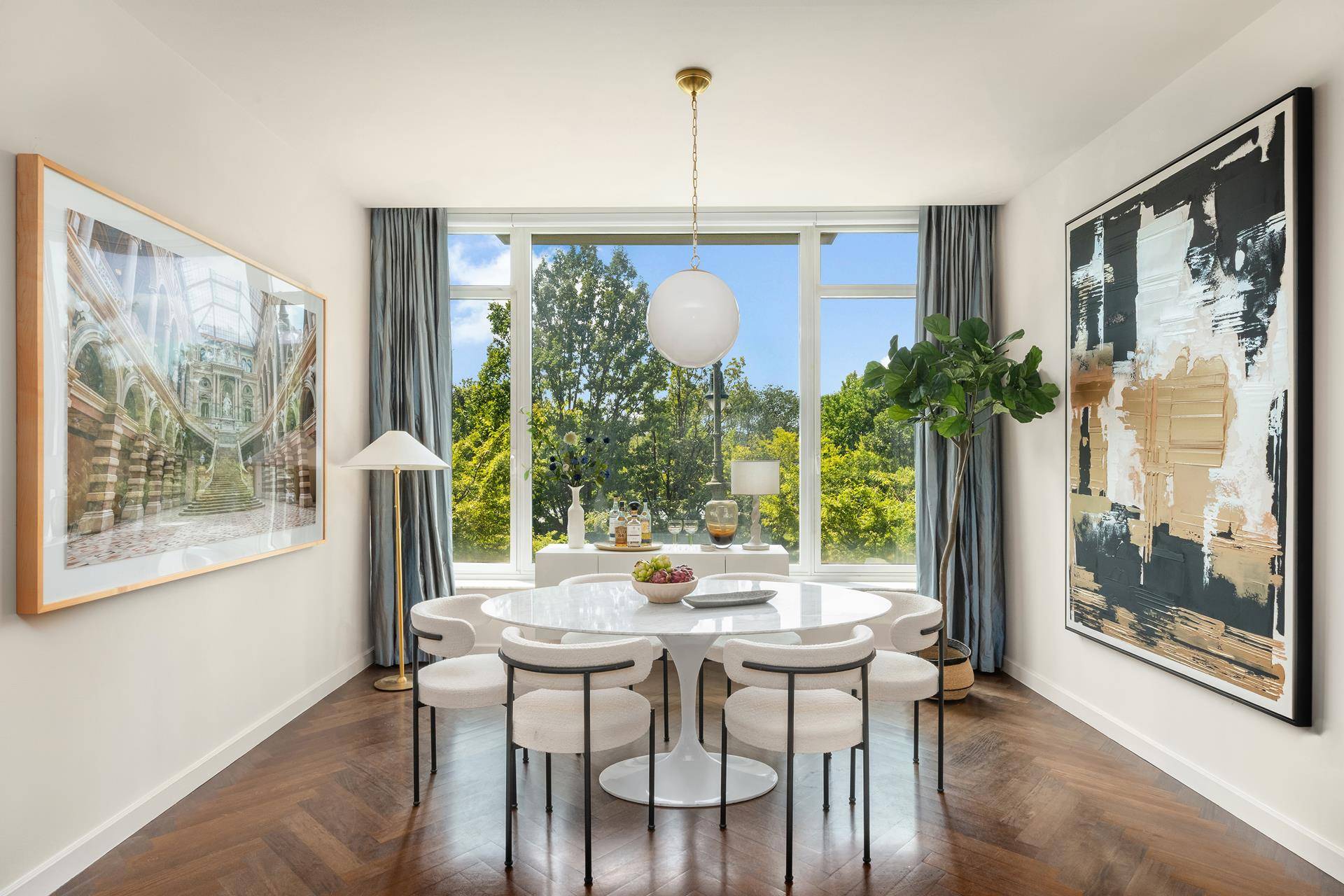 Perched among the treetops directly across from the Hudson River sits Residence 3E.