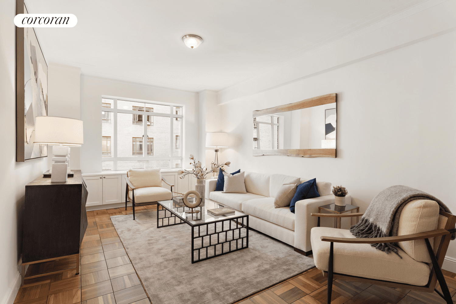 Located at The Century Condominium on Central Park West between 62nd and 63rd streets, this spacious unique prewar corner one bedroom has been completely renovated with new kitchen, bath, through ...