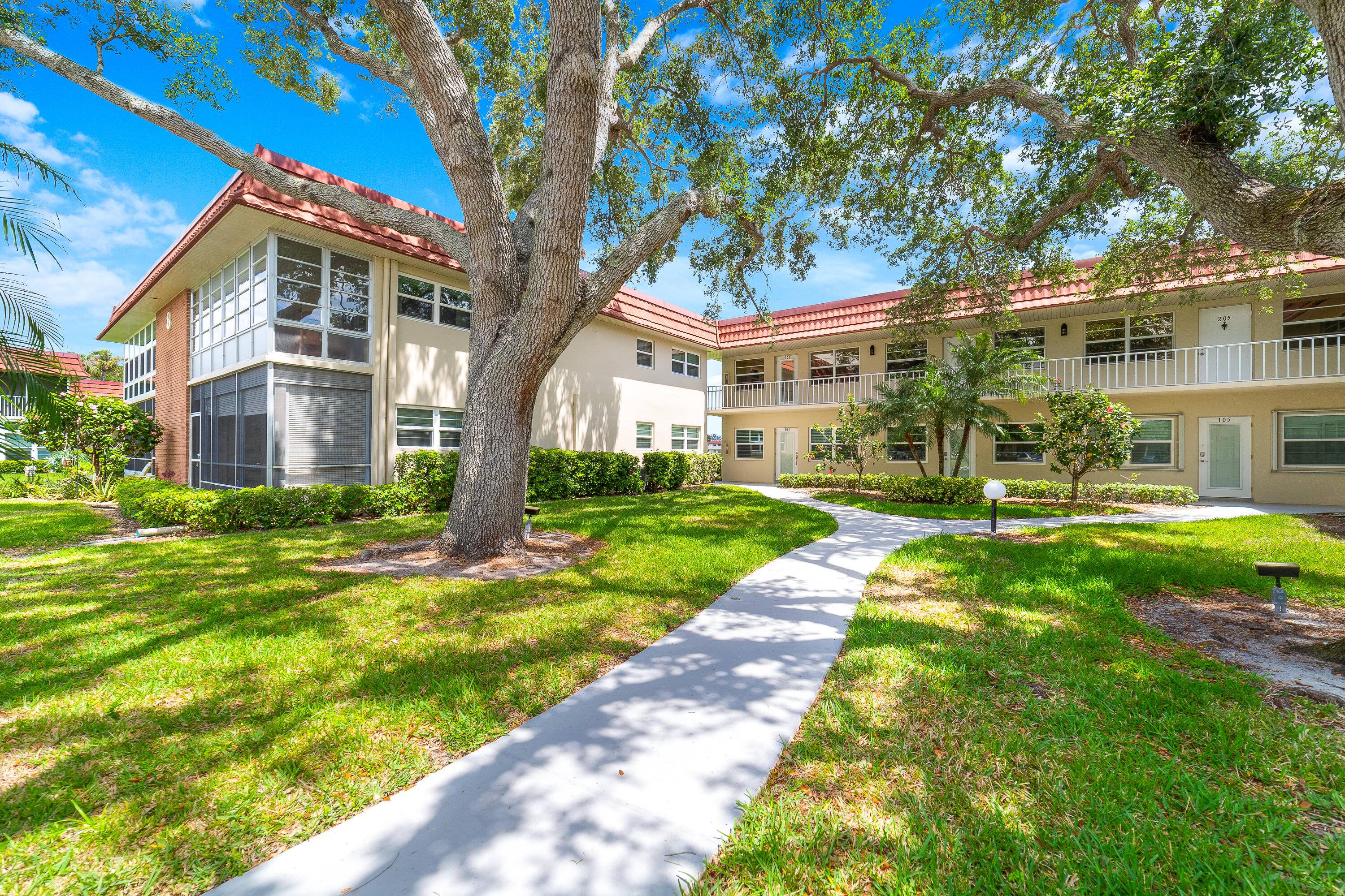 Carefree 55 living awaits in this charming 2 bedroom, 2 bath condo in the desirable Vista Royale community of Vero Beach, FL !
