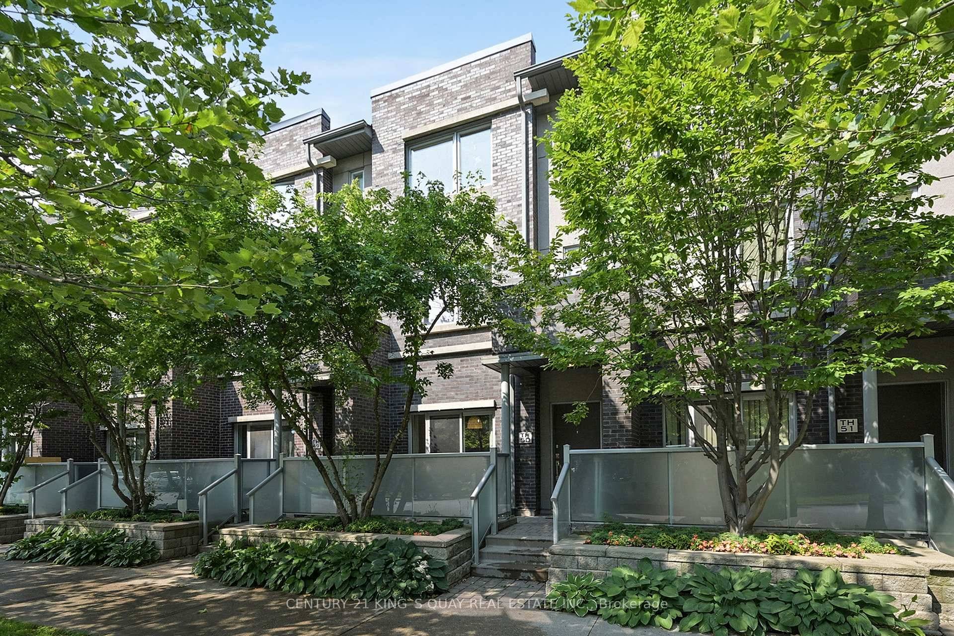 Contemporary 3 1 Townhome In Tridel Metrogate Community.