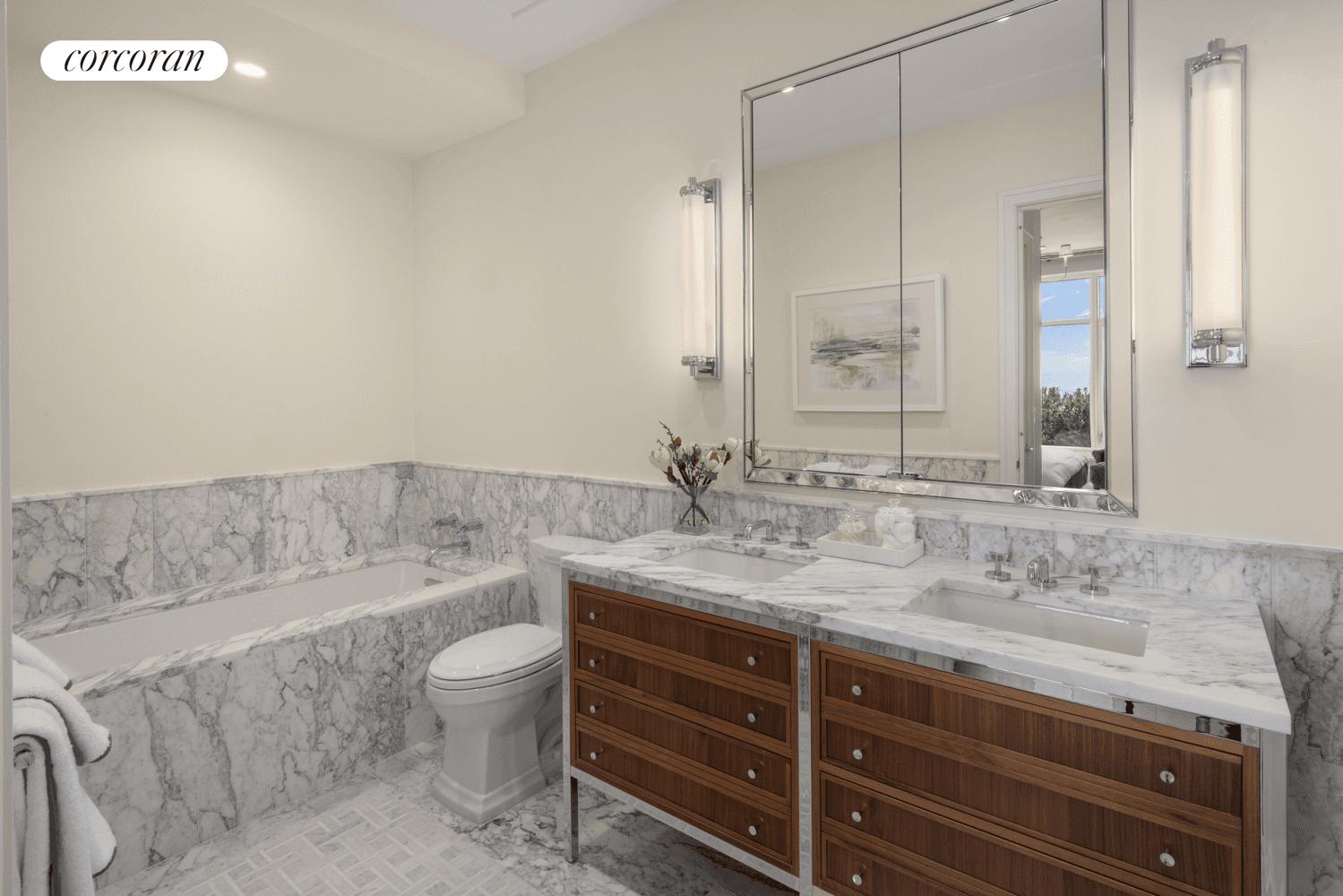 IMMEDIATE OCCUPANCY Spanning over 2, 100 square feet and offering three bedrooms, three bathrooms and a powder room, Residence 39B at Claremont Hall is a generous home whose bright and ...