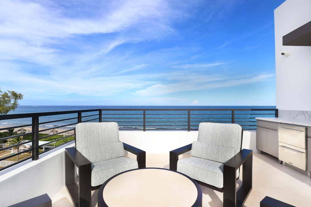 Welcome to the premier residence at Gulf Stream Views ; a new oceanfront development.