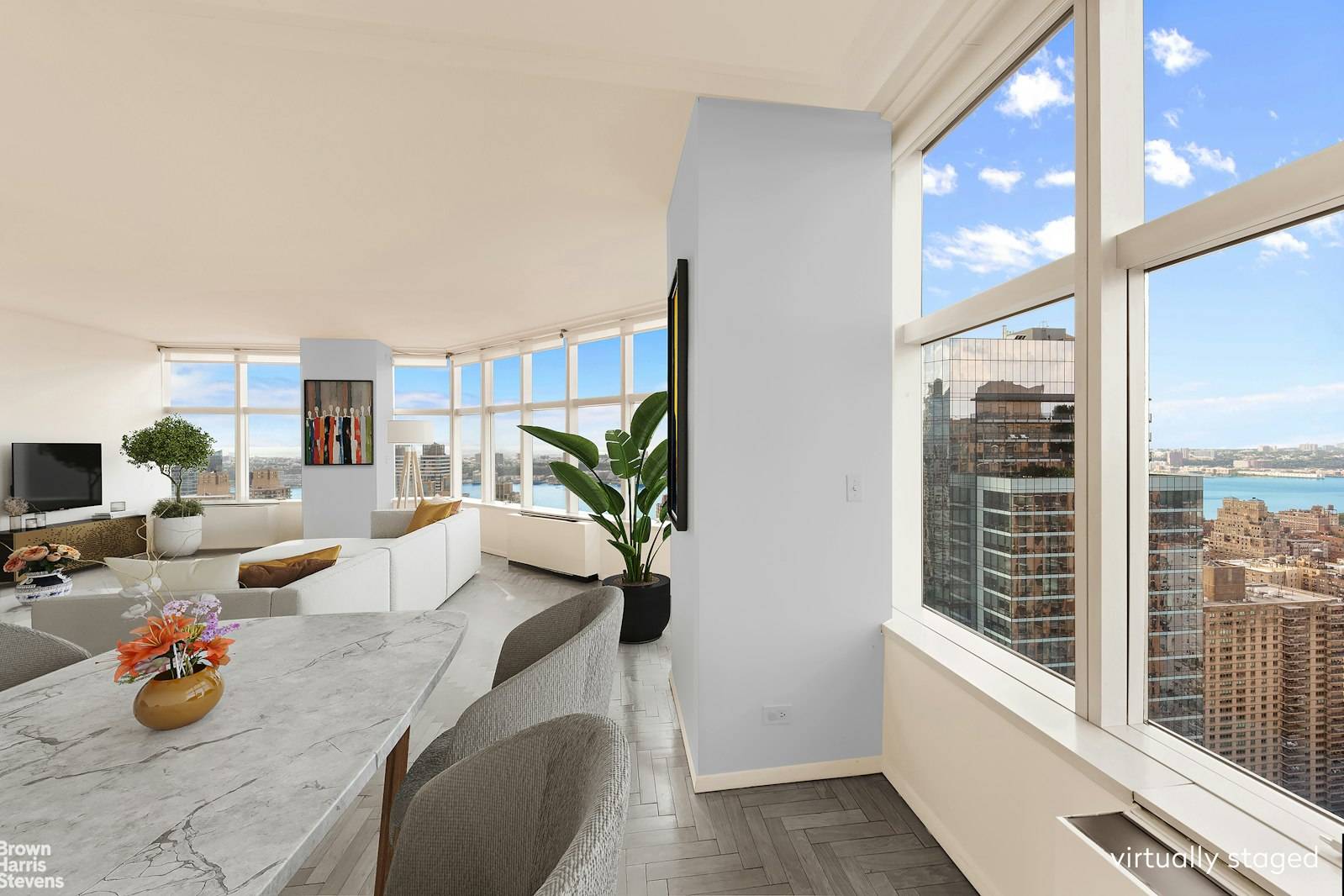 Apartment 46A at 3 Lincoln Center A Rare Corner Residence with Breathtaking Views Welcome to Apartment 46A, a rare and oversized corner residence one of only six of its kind ...