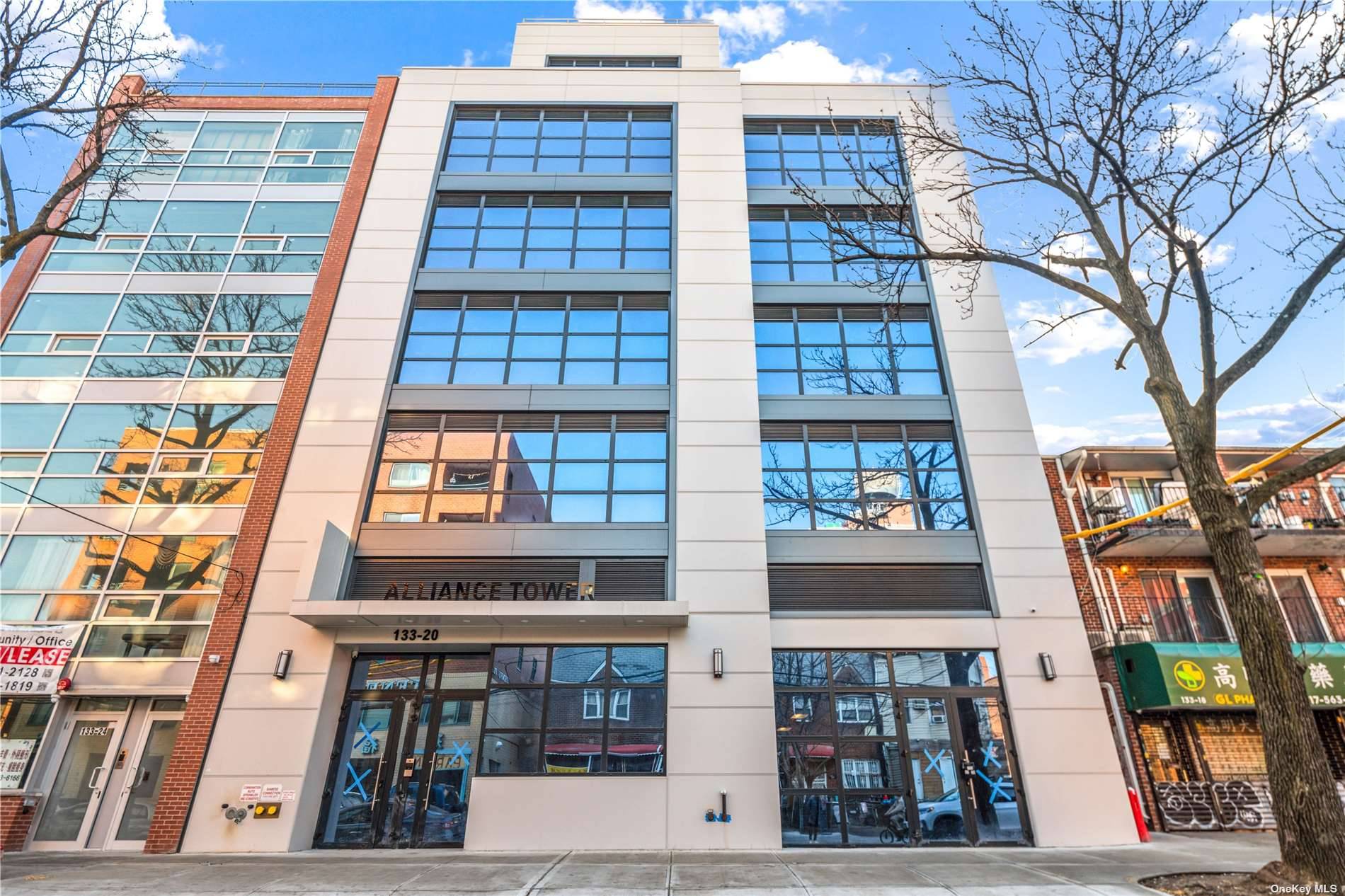 For sale is a Brand New spacious and versatile community facility building located at 133 20 41 Road in the bustling neighborhood of Flushing, NY.