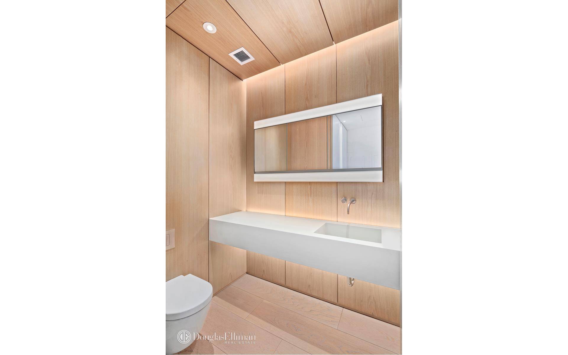 The privacy of a full floor living in an Herzog amp ; de Meuron masterpiece condo.