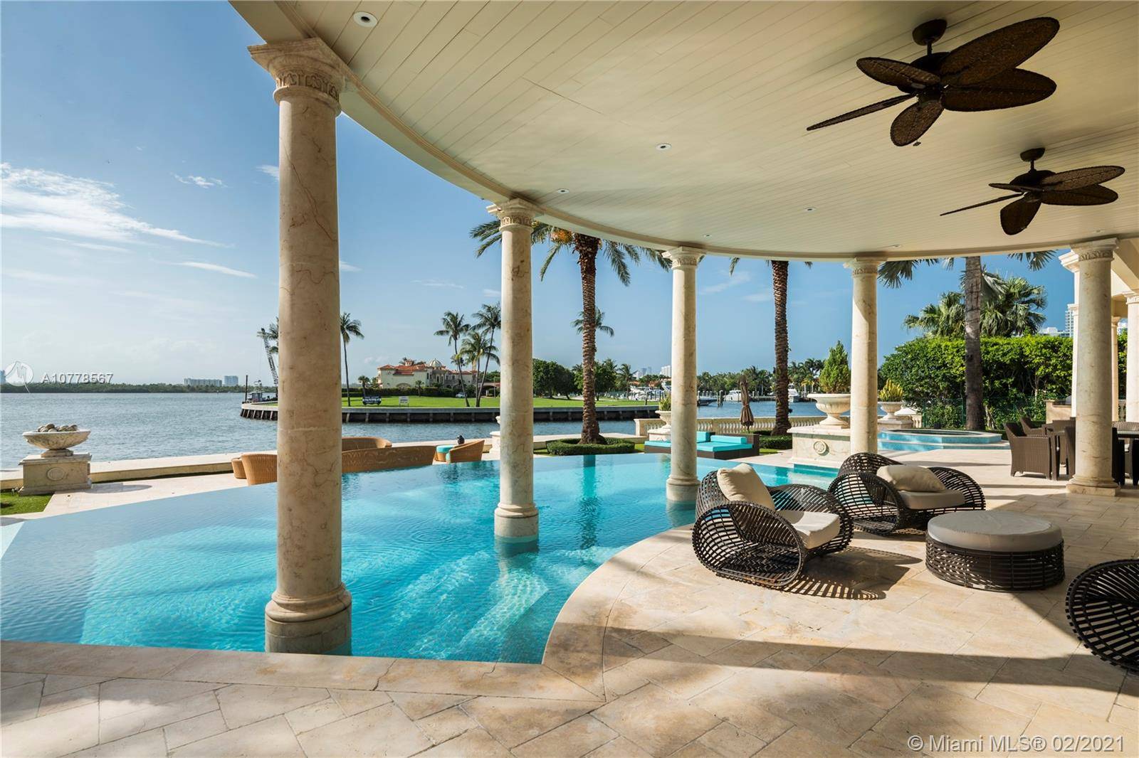 Absolutely unparalleled in finishes, appointments furniture, this 12, 879 SF palatial estate is designed like no other.