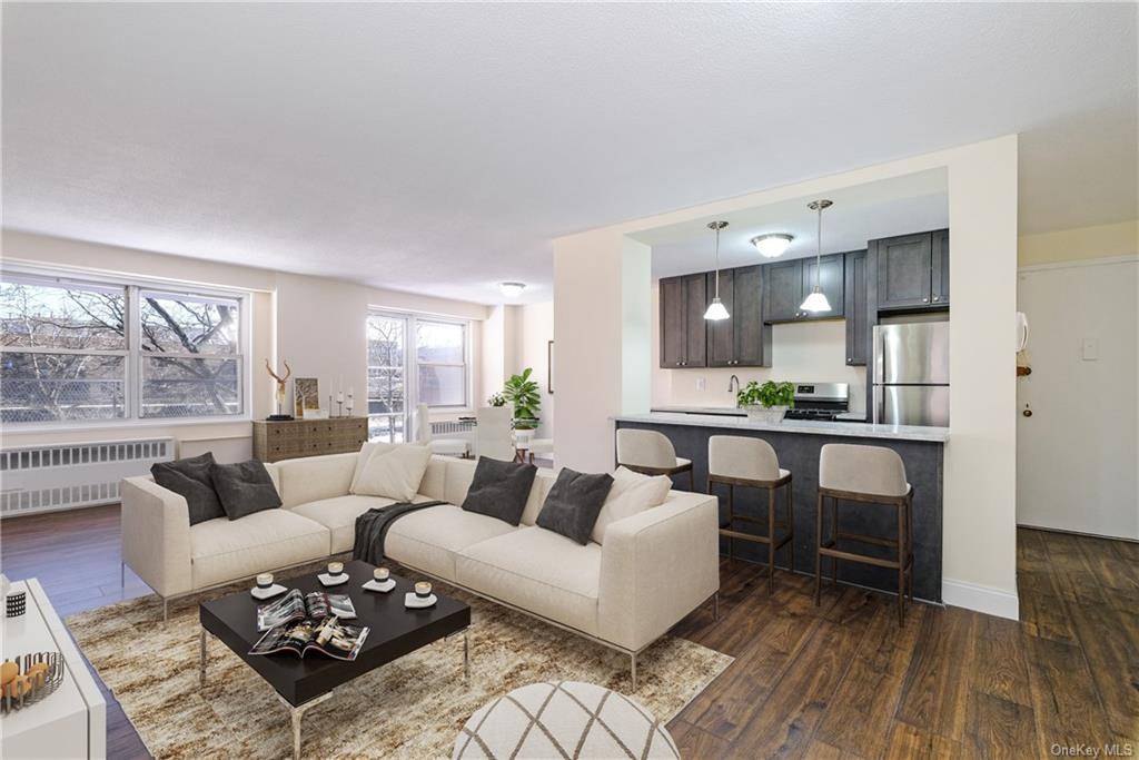 Nestled in the heart of the vibrant Allerton neighborhood, this beautifully renovated 2 bedroom, 1 bath Sponsor co op unit offers the perfect blend of modern comfort and urban convenience.