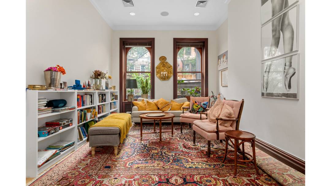 Parlor Floor Residence on Coveted UWS Block 1, 500 SF Located on a serene, tree lined stretch of West 69th Street between Central Park West and Columbus Avenue, this expansive ...