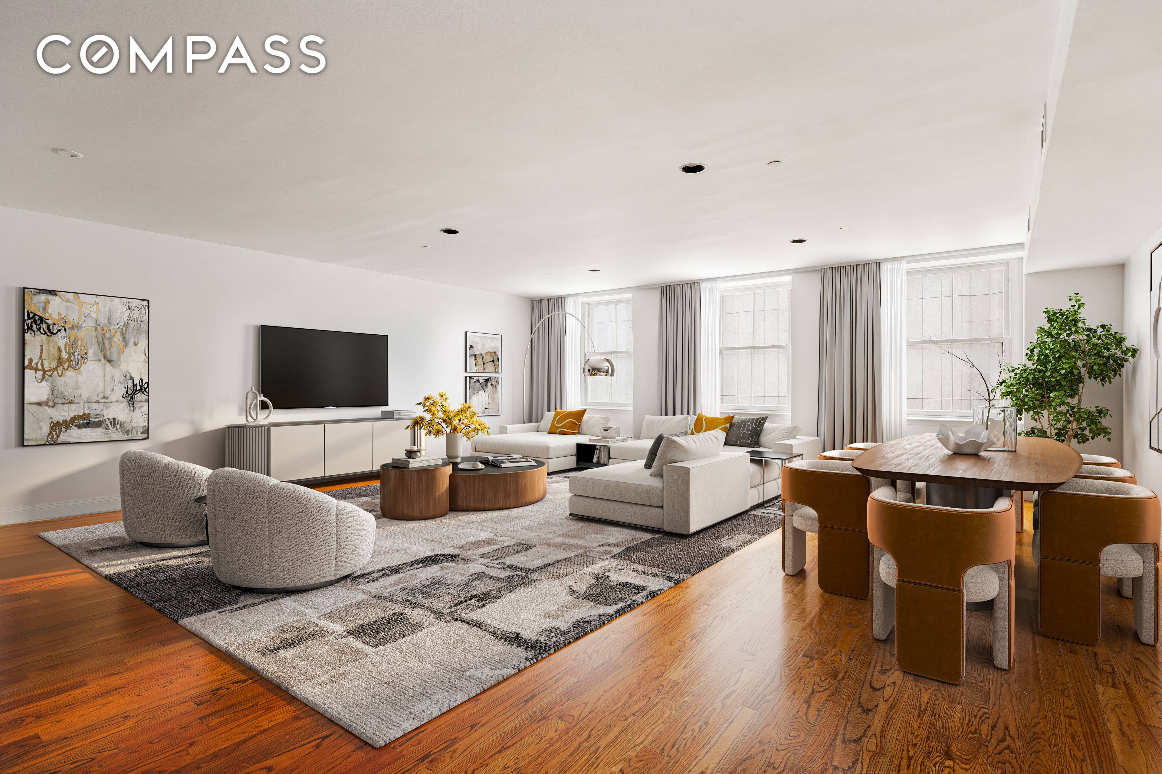 Step into this remarkable 2 bedroom, 2 bathroom loft, where modern design and thoughtful details come together to create the perfect Tribeca residence.