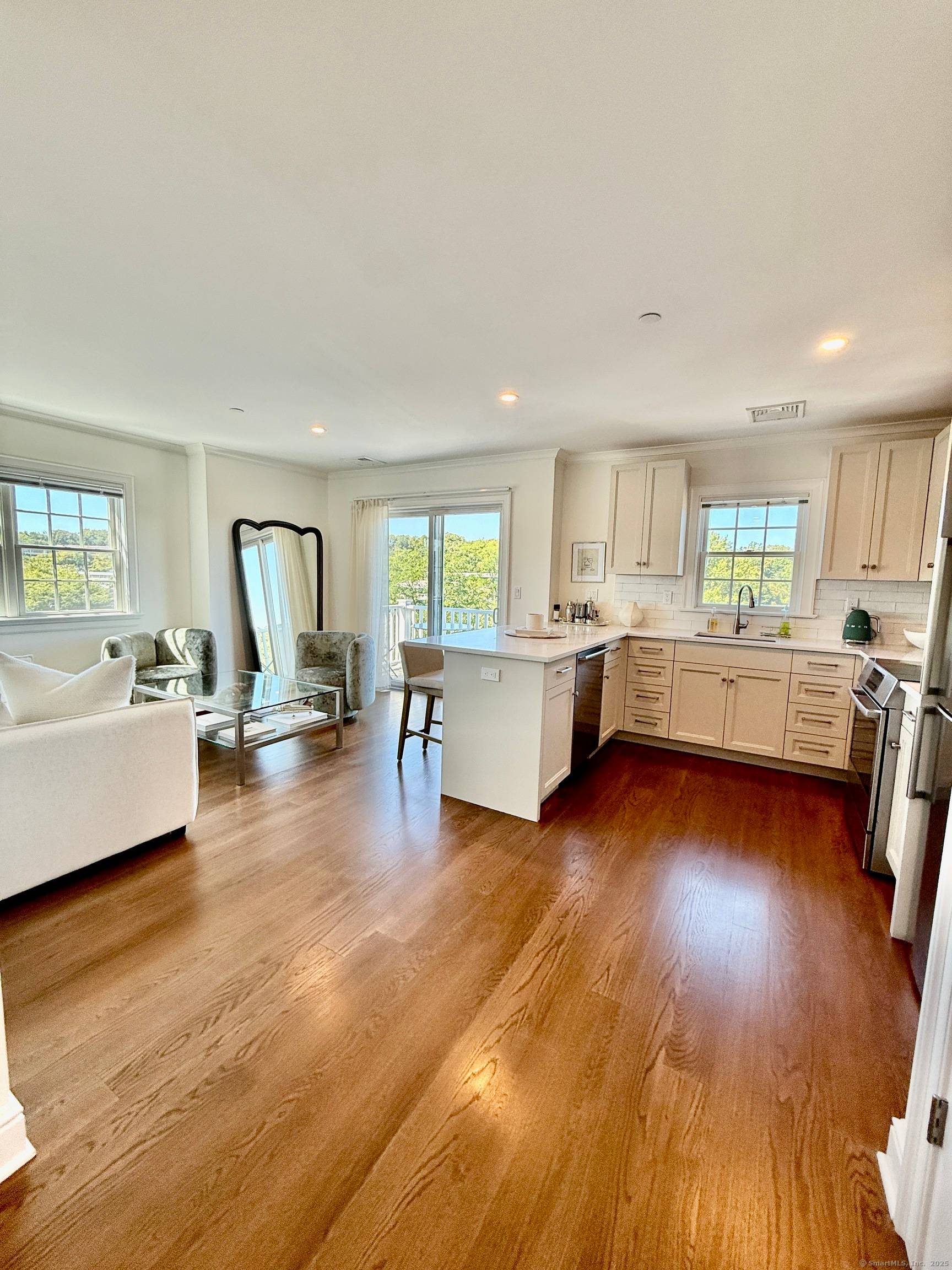 A luxury apartment in the heart of downtown Westport set on the Saugatuck River.