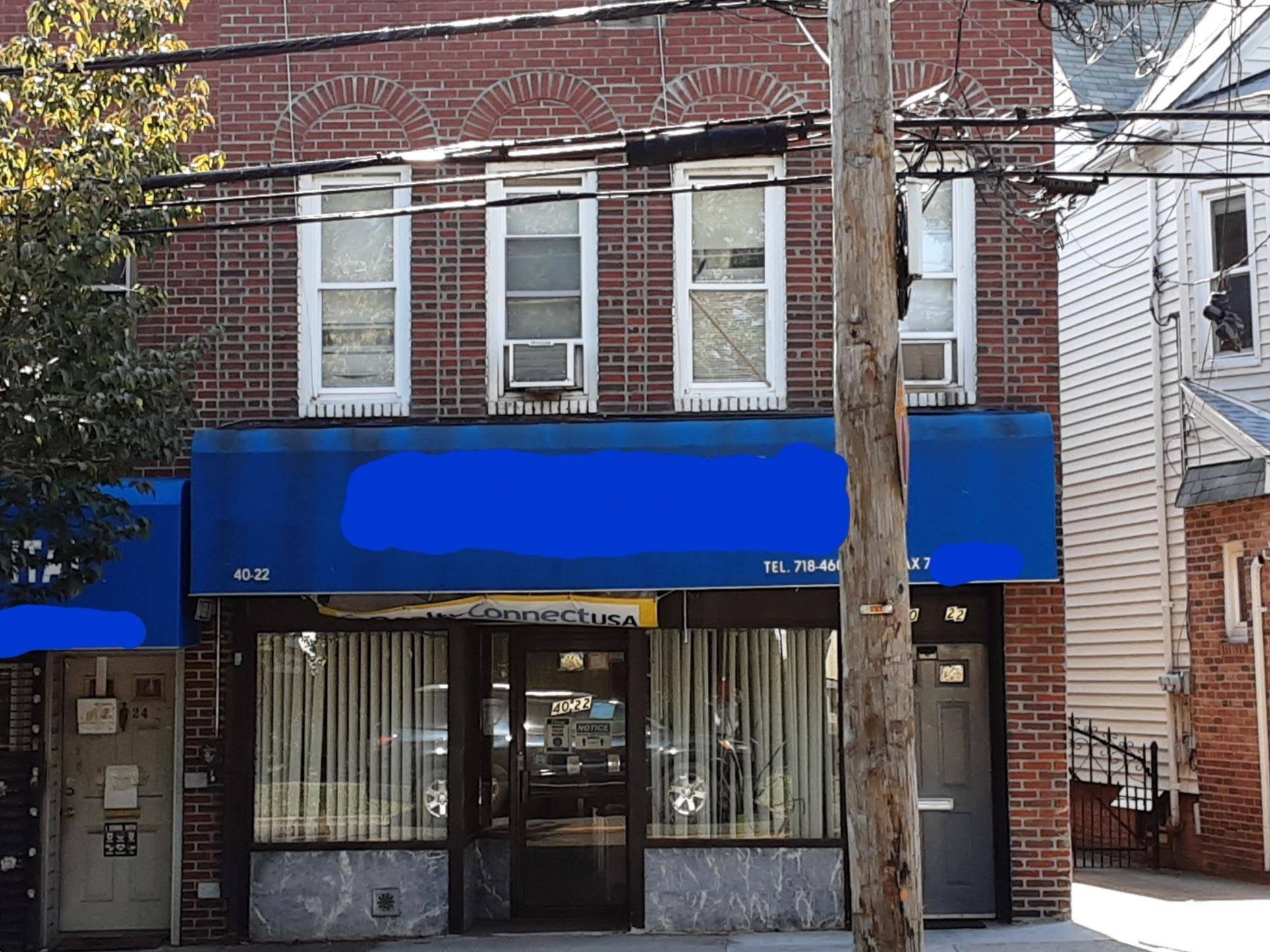 MULTI USED PROPERTY Front Commercial Use and 2nd Floor Residential use, 1st floor Office use has 2Rooms, Big Storage at the back, 2nd Floor rented apartment has 2bedroom, 1fullbath, 2 ...
