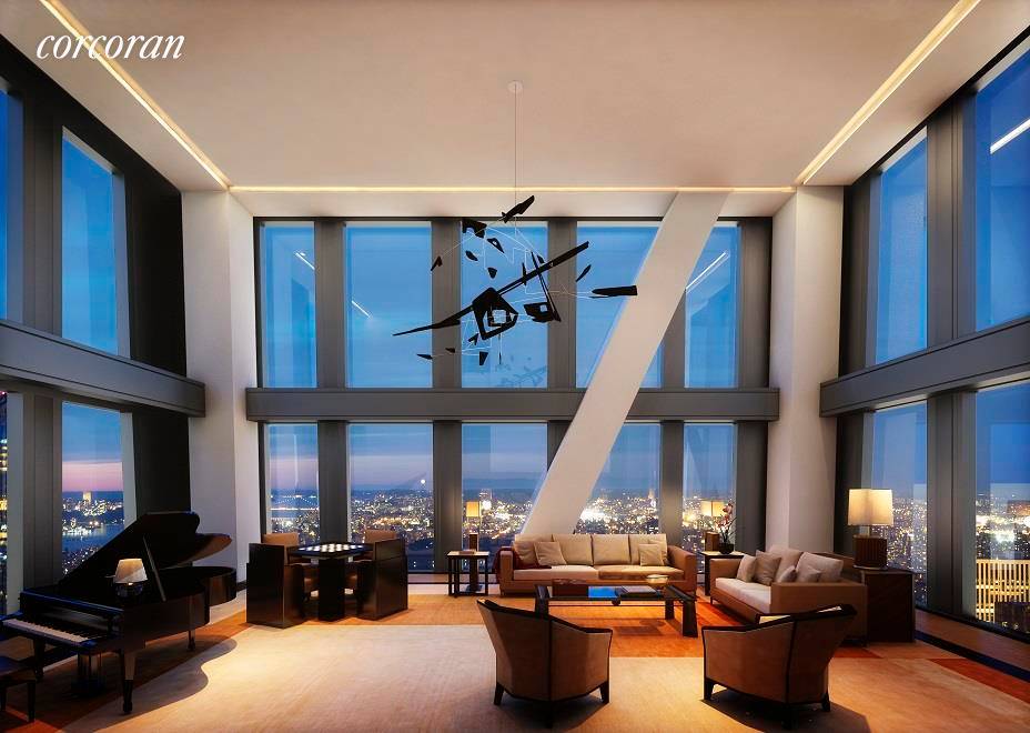 Enjoy dramatic 360 degree views of Central Park, Hudson River, East River, the downtown skyline and beyond from this one of a kind full floor Duplex Penthouse Residence located in ...