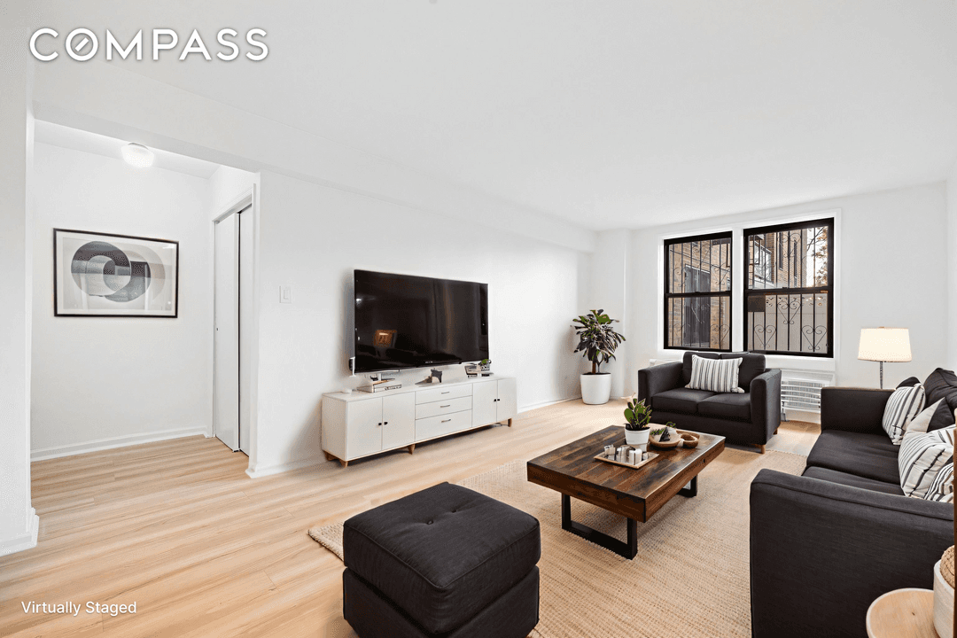 Apartment B226 is one of the rare units at the Andrew Jackson Condominium that comes with an expansive outdoor patio.