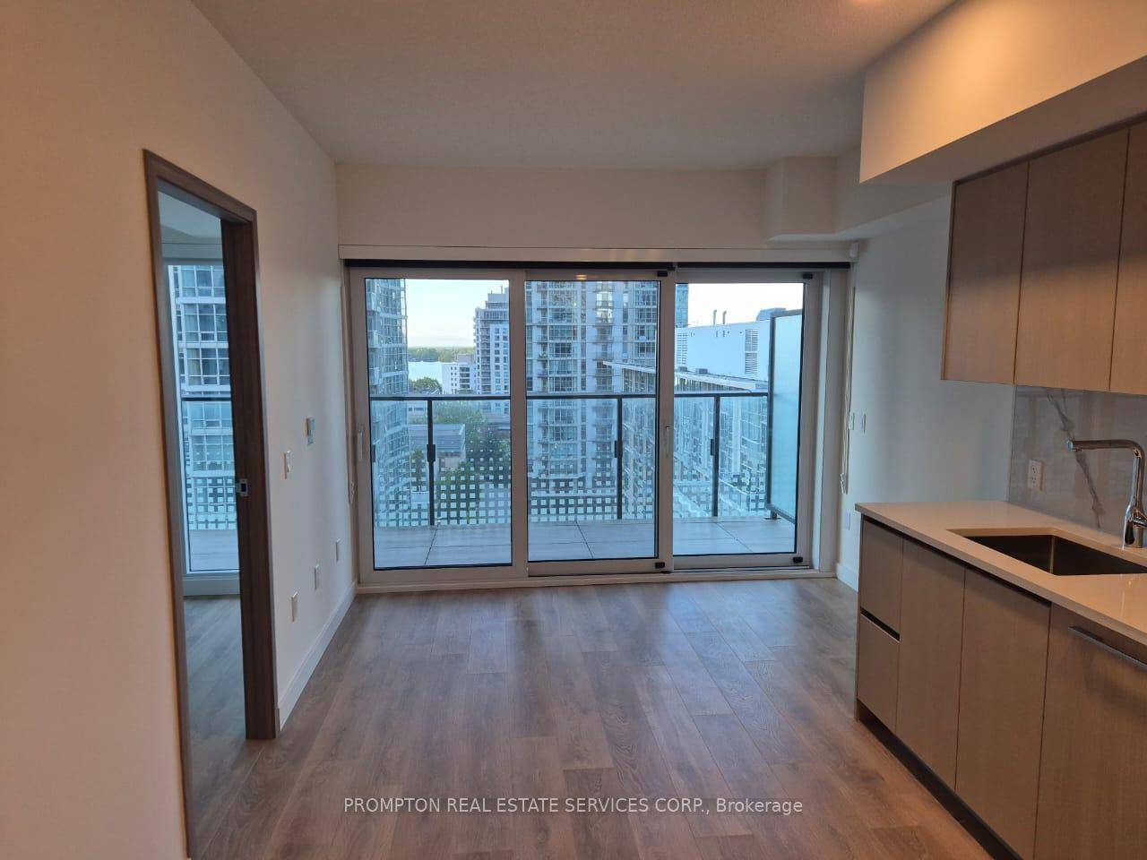 Partial lake view, newly built Concord Canada House 2 bedroom, 2 bathroom unit with total area of over 700sf.