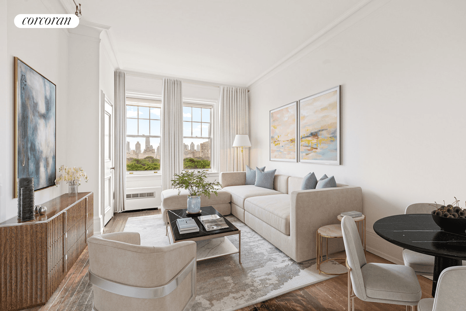Classic Elegance at 41 Central Park West Residence 9G 9G at the Iconic Harperley Hall with unmatched park Views.