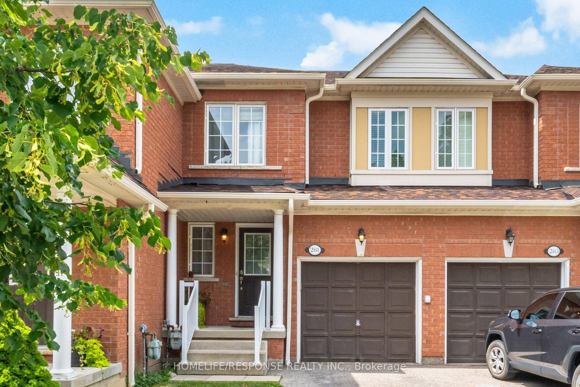 Freshly painted, Gorgeous executive townhouse, surrounded by nature in prestigious Meadowvale Village, in very quiet complex.