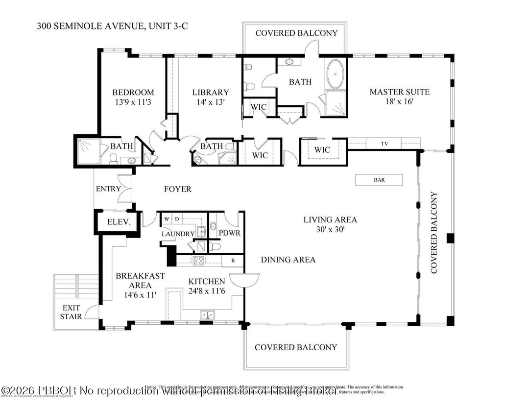 Prestigious Il Lugano, Palm Beach's premier direct lakefront building, featuring only 13 spectacular rarely available units.