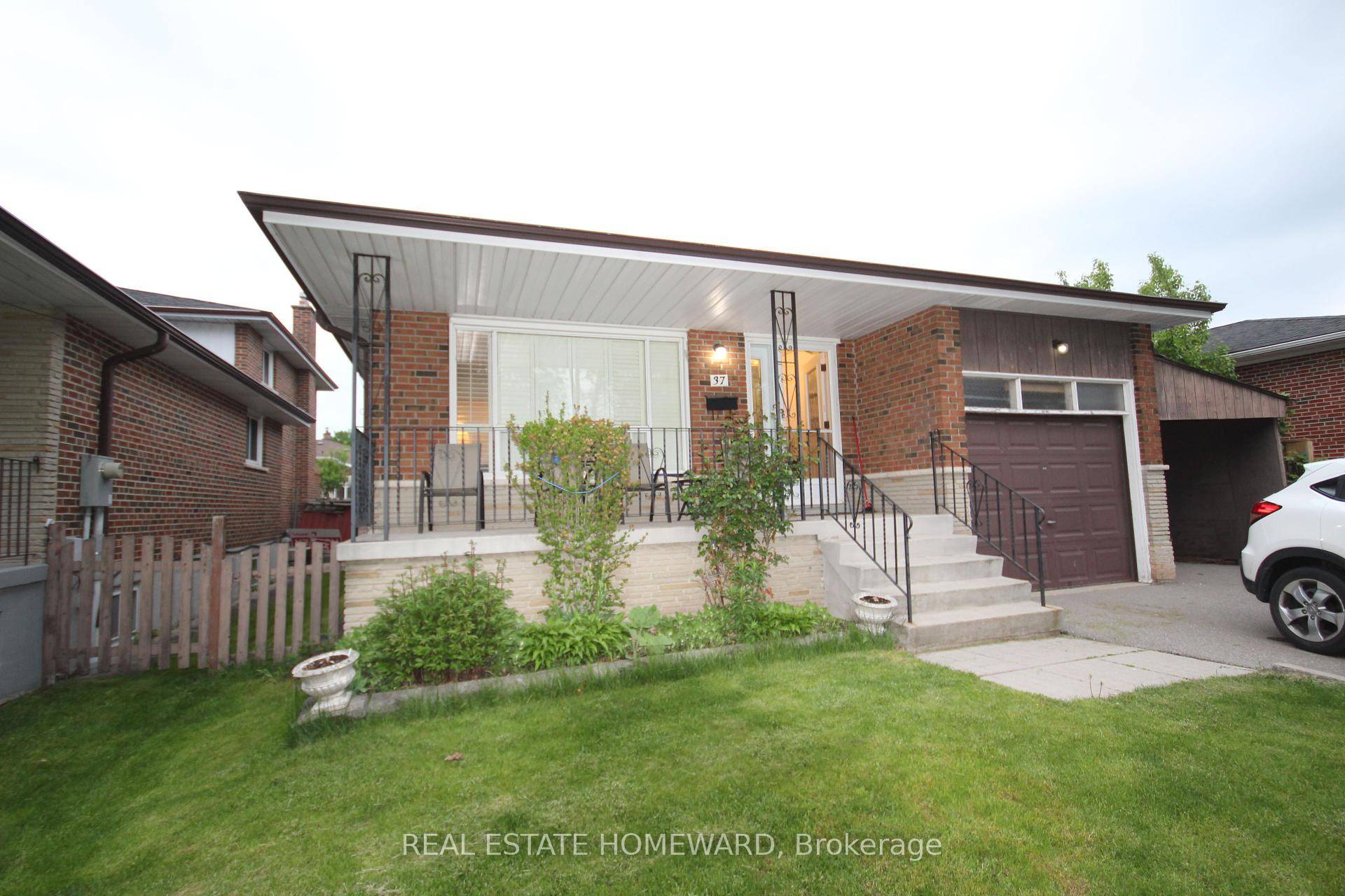 Well maintained bungalow with attached garage.