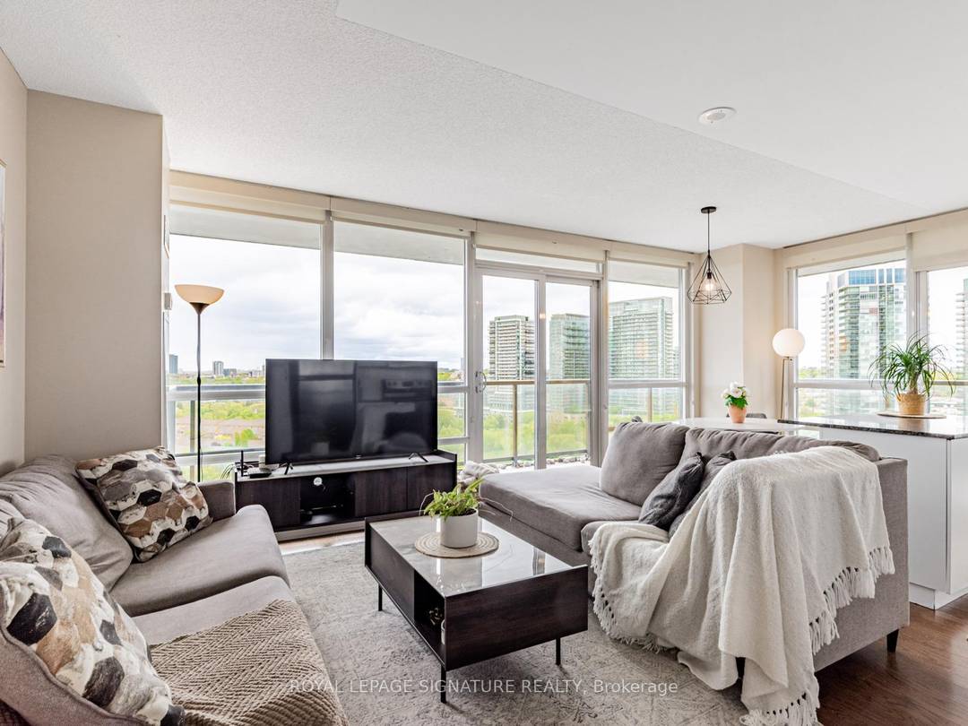 Discover urban lakeside living in this beautifully maintained 2 bedroom, 2 bathroom corner suite at Beyond the Sea North Tower in Mimico.