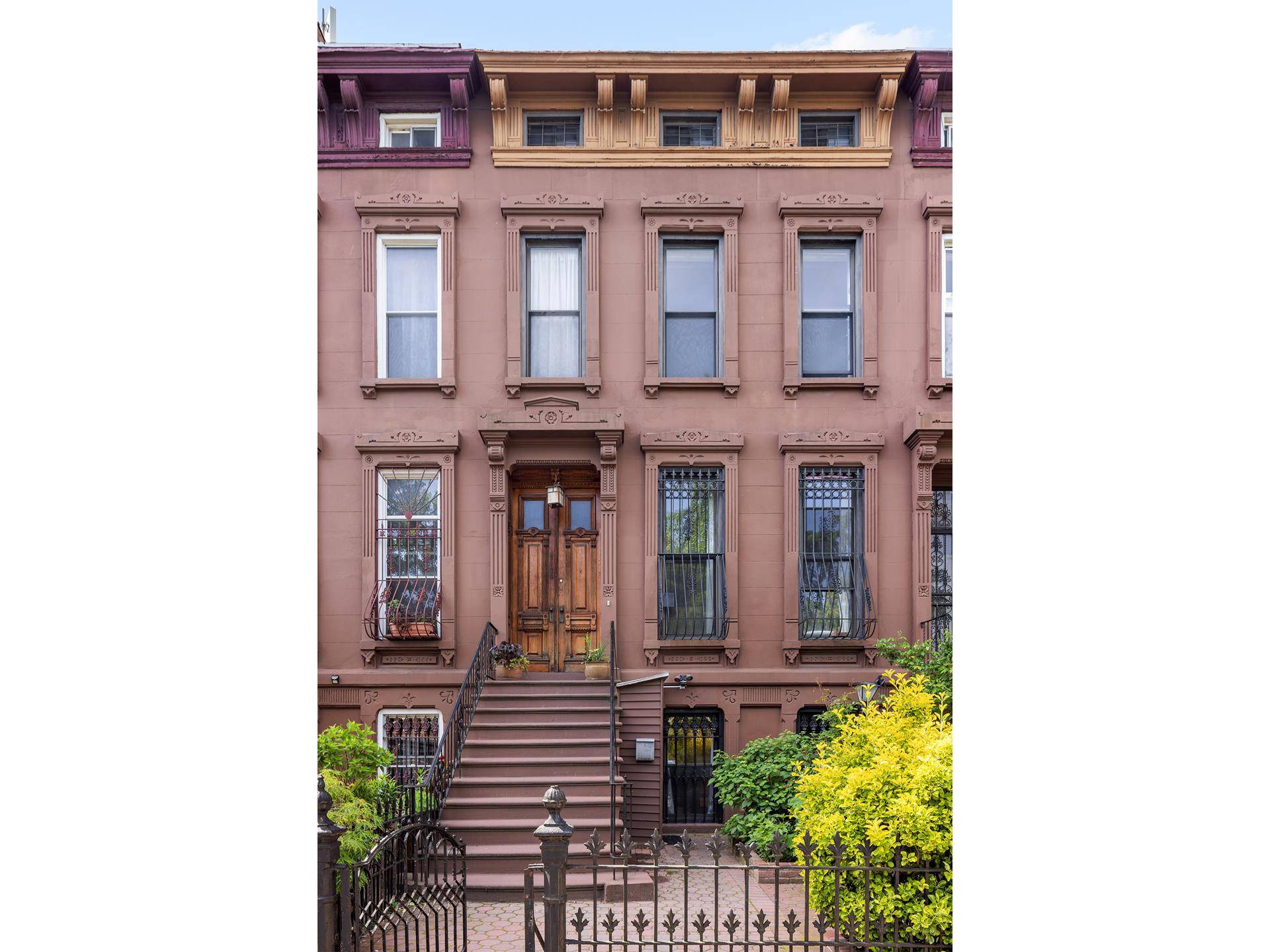 Exciting opportunity to restore and renovate a 1899 two family Brownstone with impressive historical details.