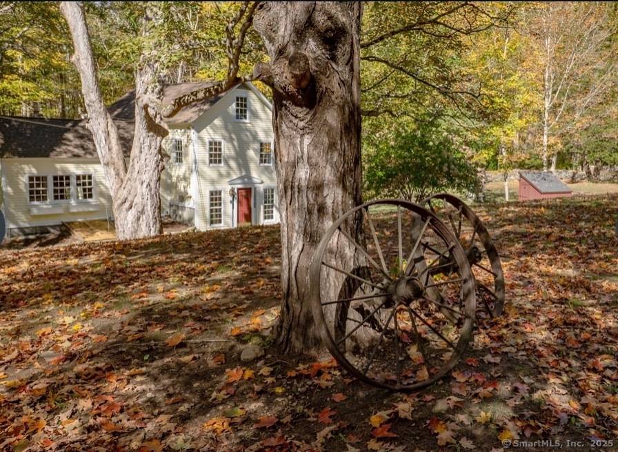 There are two separate single family homes on this park like yard.