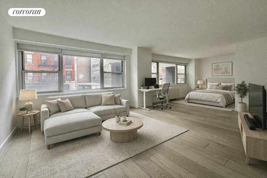 Rare Convertible Alcove Studio Doorman Condo Turtle Bay Welcome to Residence 2E at The Continental Condominium !