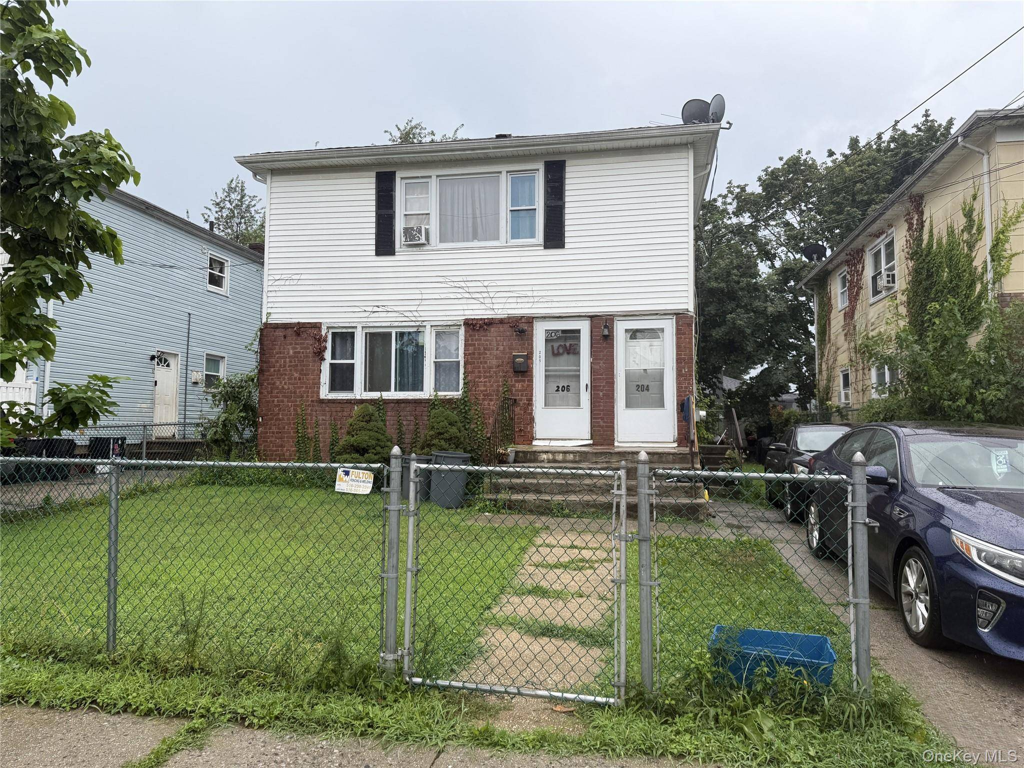 This Duplex Rent Roll is 7, 400 monthly rent and has a full unfinished basement with an outside entrance.