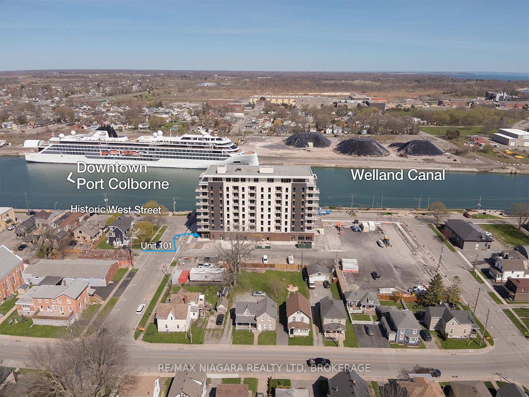 SouthPort Condos offers an unbeatable spot along Port Colborne's historic West Street, overlooking the Welland Canal.