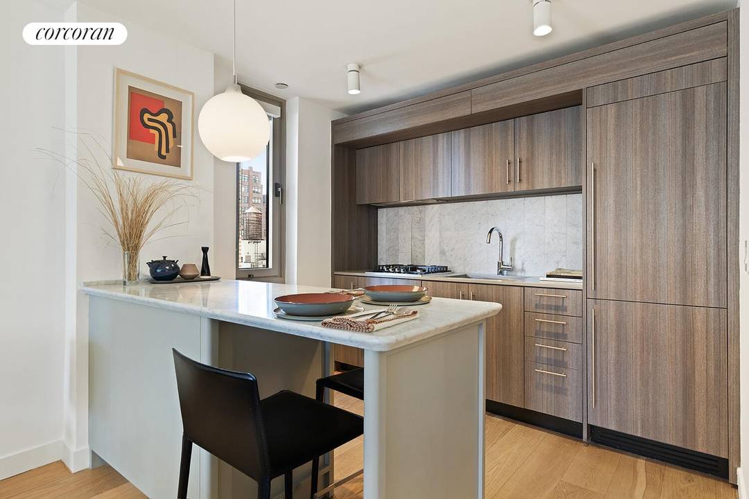 New Development Immediate Occupancy Unrivaled Ease of Ownership This well designed 639 square foot one bedroom condo offers sunny Midtown views from its spacious living room and balcony that extends ...