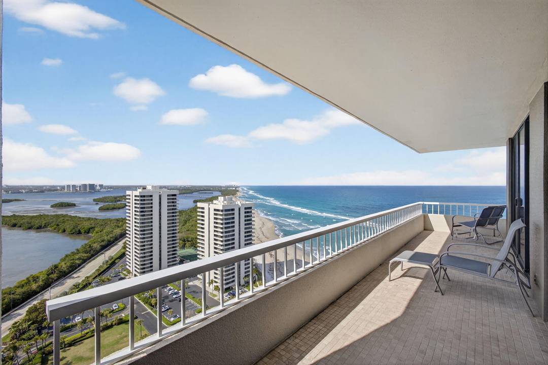 Some of the most extraordinary views on Singer Island soaring above neighboring buildings with sweeping panoramas to the north, south, east, and west, capturing both the Atlantic Ocean and the ...