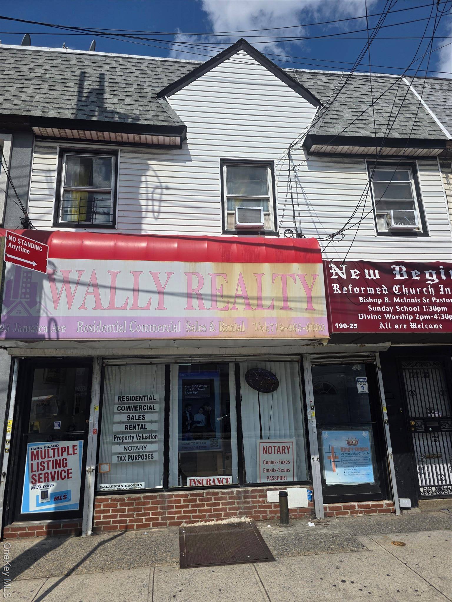 This is a three unit building with a finished basement on Jamaica Ave that has heavy foot and car traffic.
