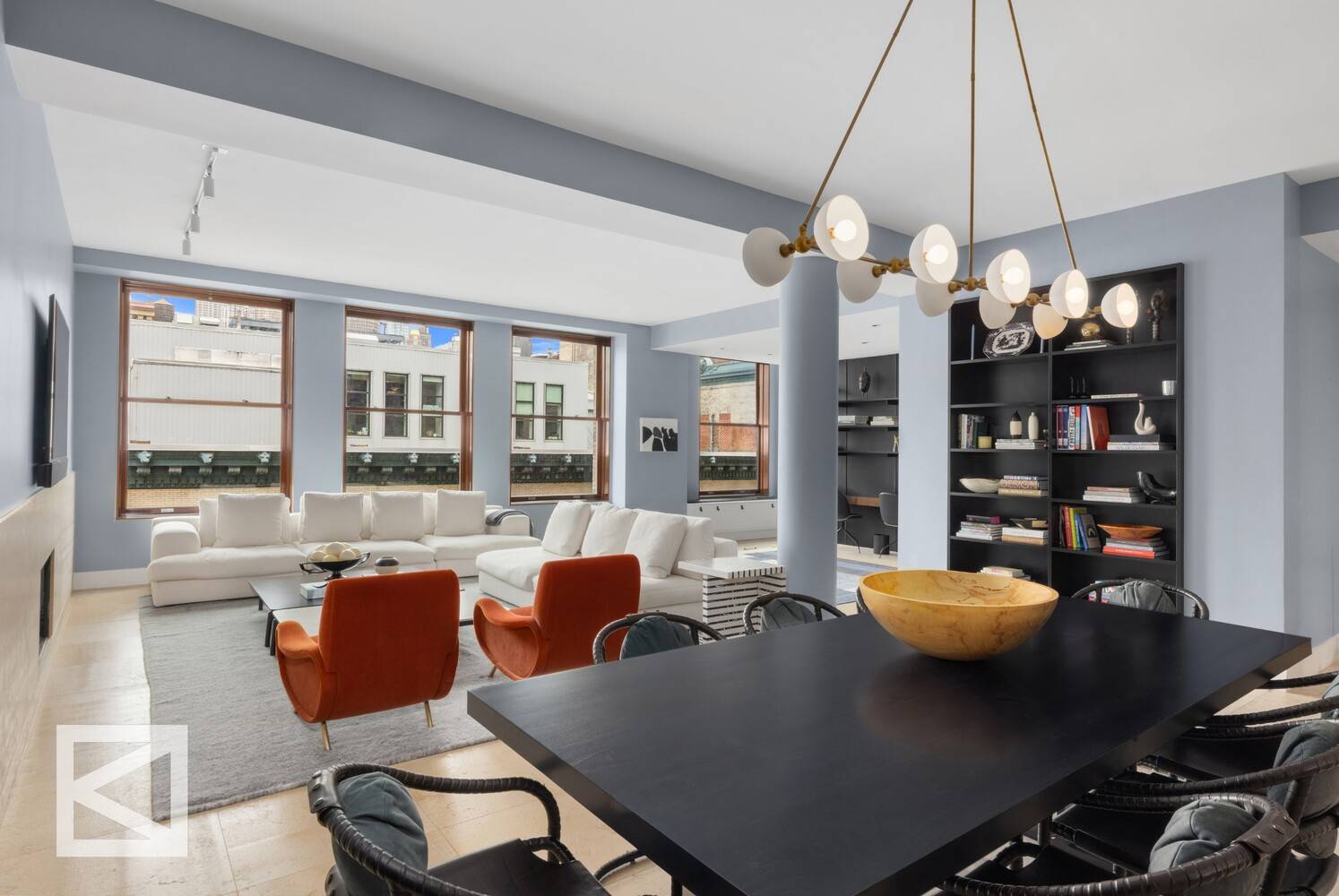 Nestled at the vibrant intersection of Flatiron and Chelsea, this extraordinary pre war condo conversion is a masterpiece of design and space.