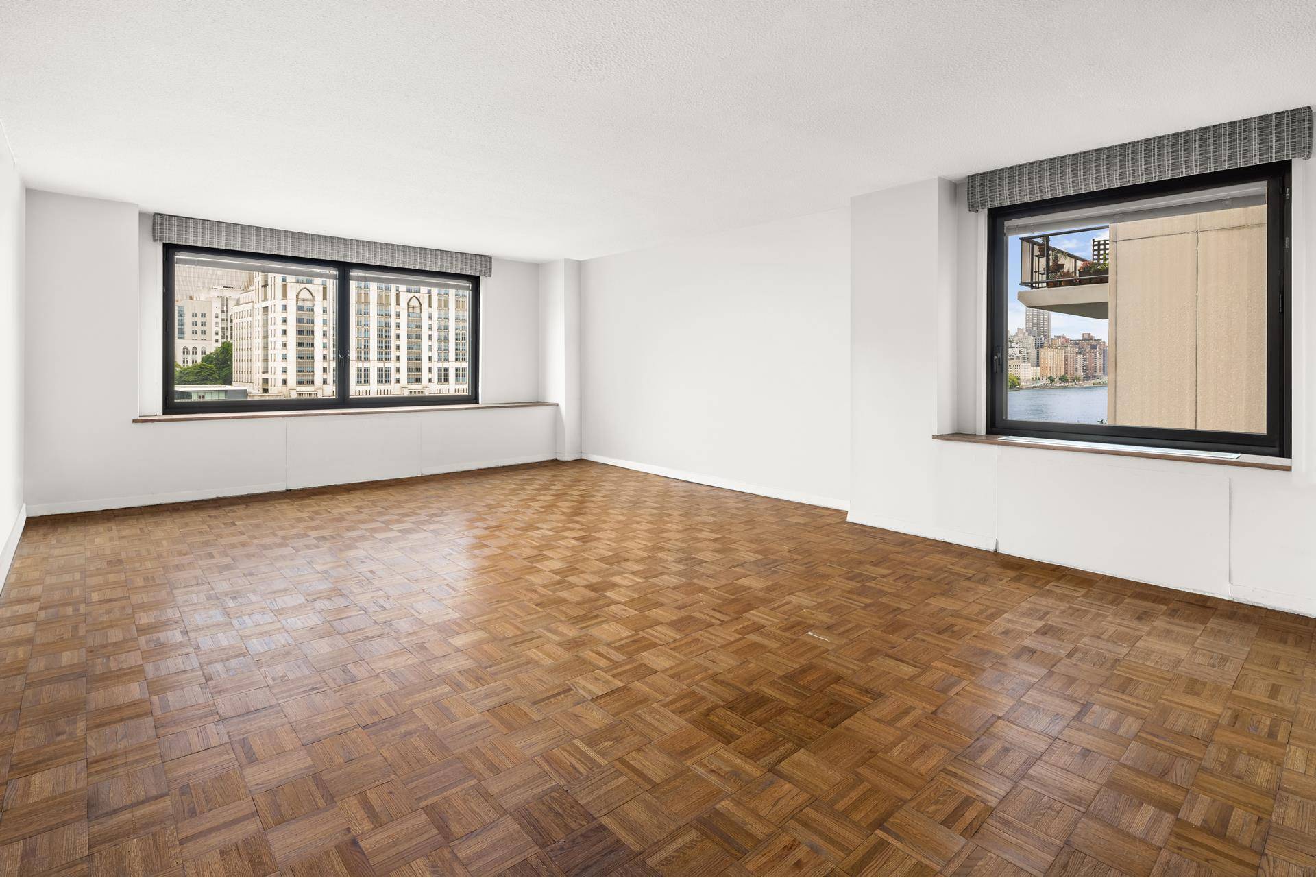 Welcome to Apartment 622 at Rivercross, a gem in one of the most coveted buildings on Roosevelt Island.