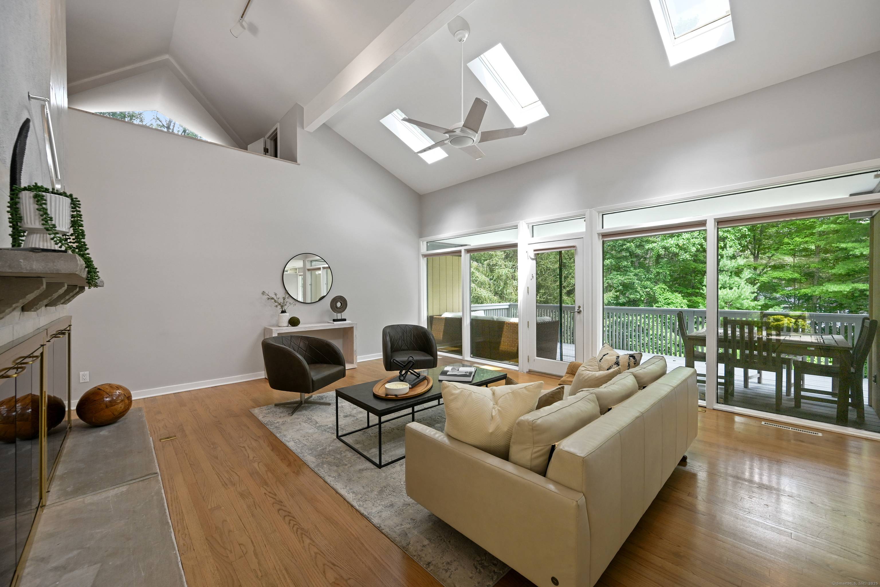 Tucked away at the end of a quiet cul de sac, this contemporary home offers nearly 4, 500sq ft of light filled living space with a flexible floorplan designed for ...