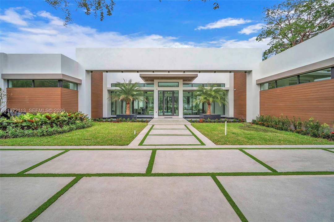 Completed in December 2025, this modern luxury residence sits on an expansive 34, 000 SF corner lot, offering exceptional privacy and a quiet setting.