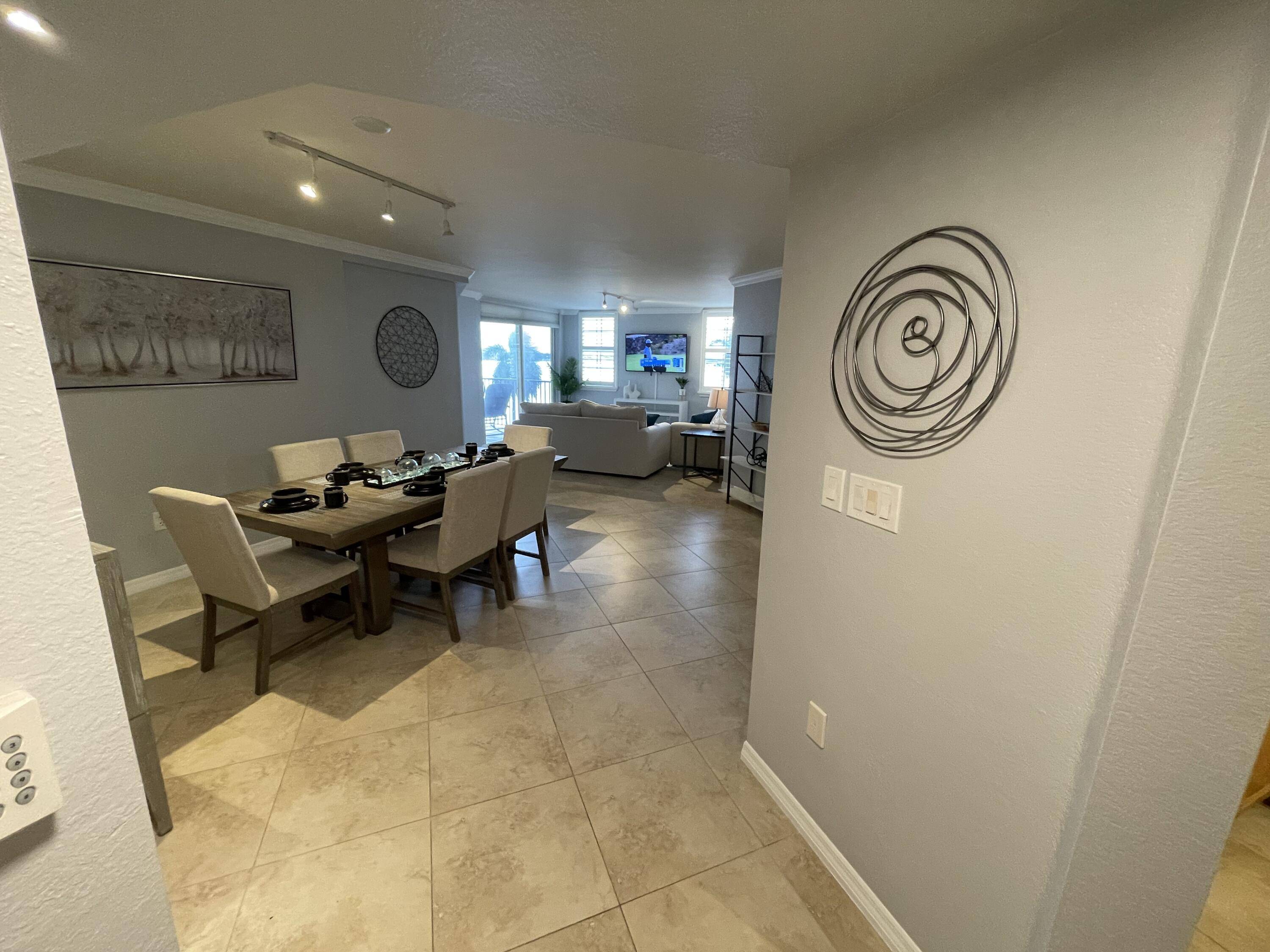 This condo features a unique custom floor plan.