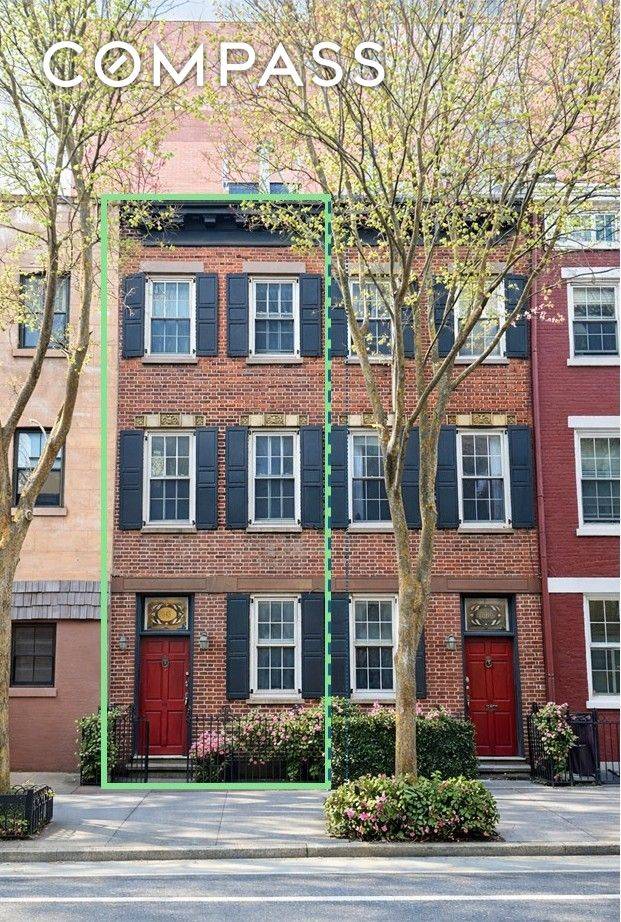 Originally constructed in 1860 as a single 25 foot Federal style residence, 449 and 449 1 2 Hudson are an incredibly rare opportunity to create a right sized grand West ...