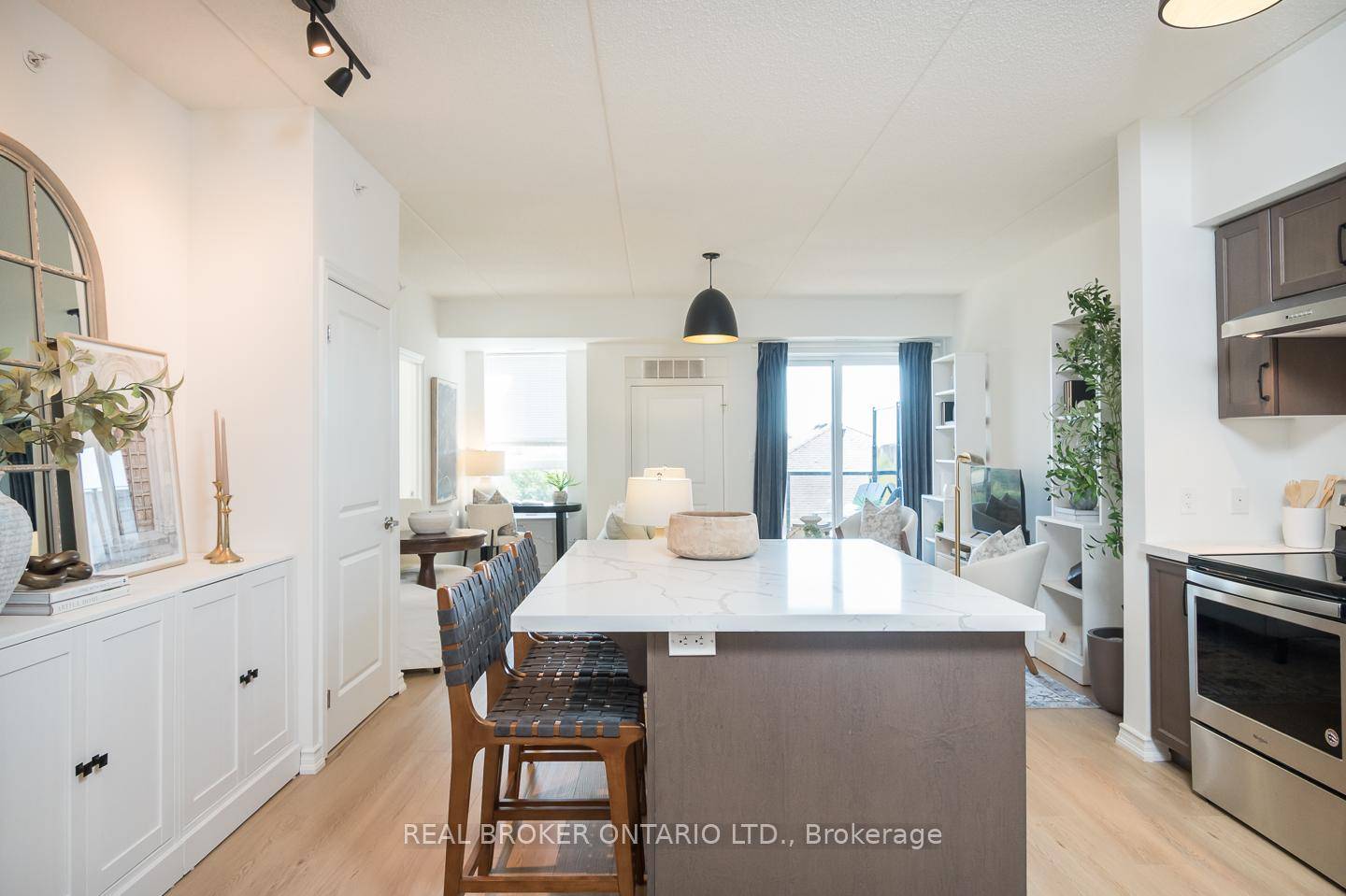 Welcome to 302 650 Sauve Street a rare three bedroom corner unit offering peaceful pond views and a true sense of home.