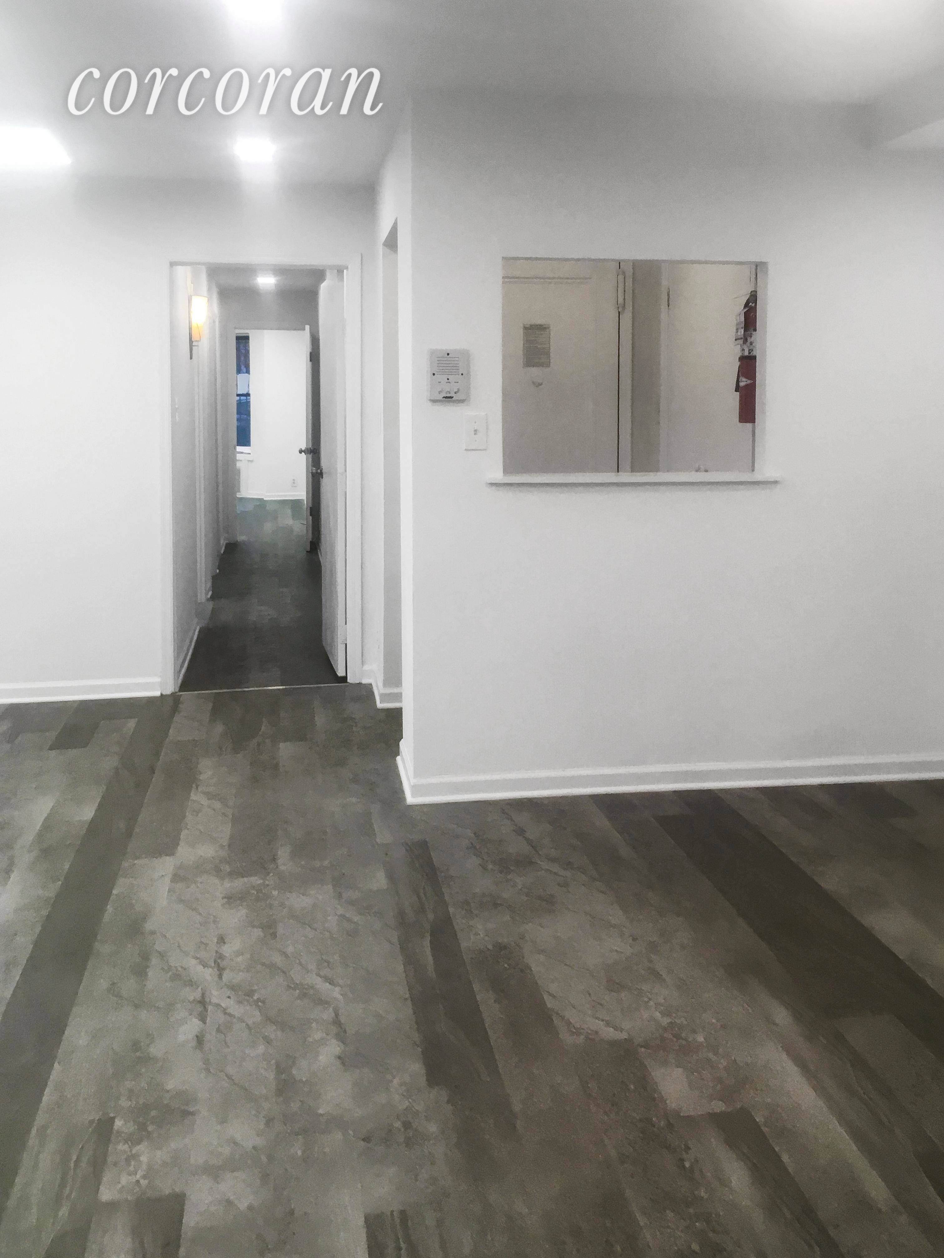 Fabulous corner location and brand new Professional space, with outdoor courtyard.