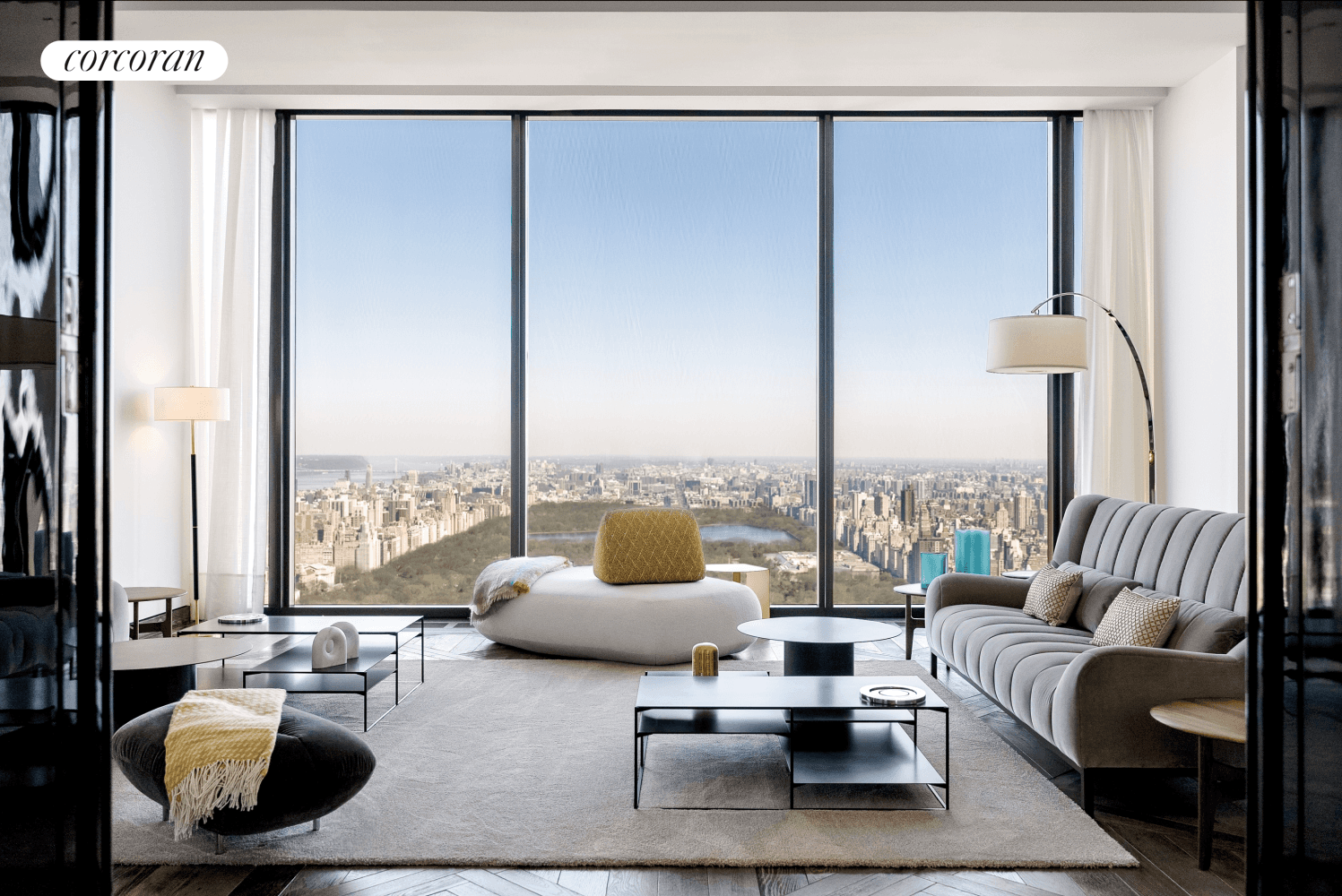 CLOSINGS HAVE COMMENCED. This full floor 4, 183 square foot Tower Residence with three bedrooms and three and a half bathrooms is designed for elegant living on a grand scale.