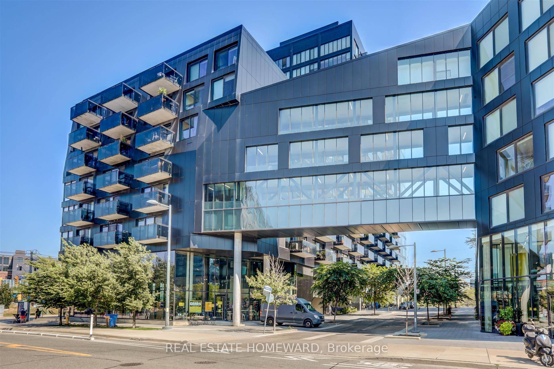 Fabulous furnished River City top floor corner unit loft.