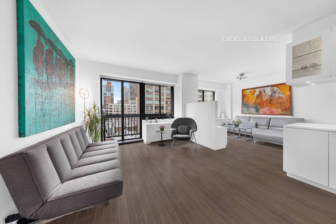 Light filled Living with a Flexible Layout at Le Chambord This two bedroom convertible three, two and a half bath condominium offers more than 1, 400 interior square feet plus ...