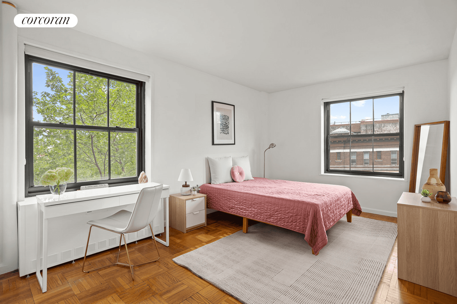 Nestled among the treetops in the heart of historic Clinton Hill, on the border of Fort Greene, this spacious home offers a serene retreat just 20 minutes from Manhattan.