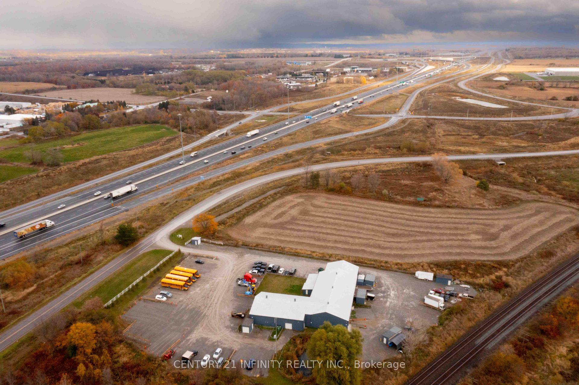 Flat, Cleared Industrial Parking For Fleet Vehicles, Trailers, Construction Vehicles.