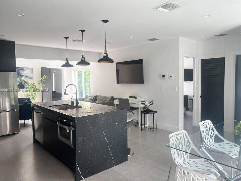 Beautifully renovated 4BD 3BA Miami home on a large 7, 200 sq ft lot.